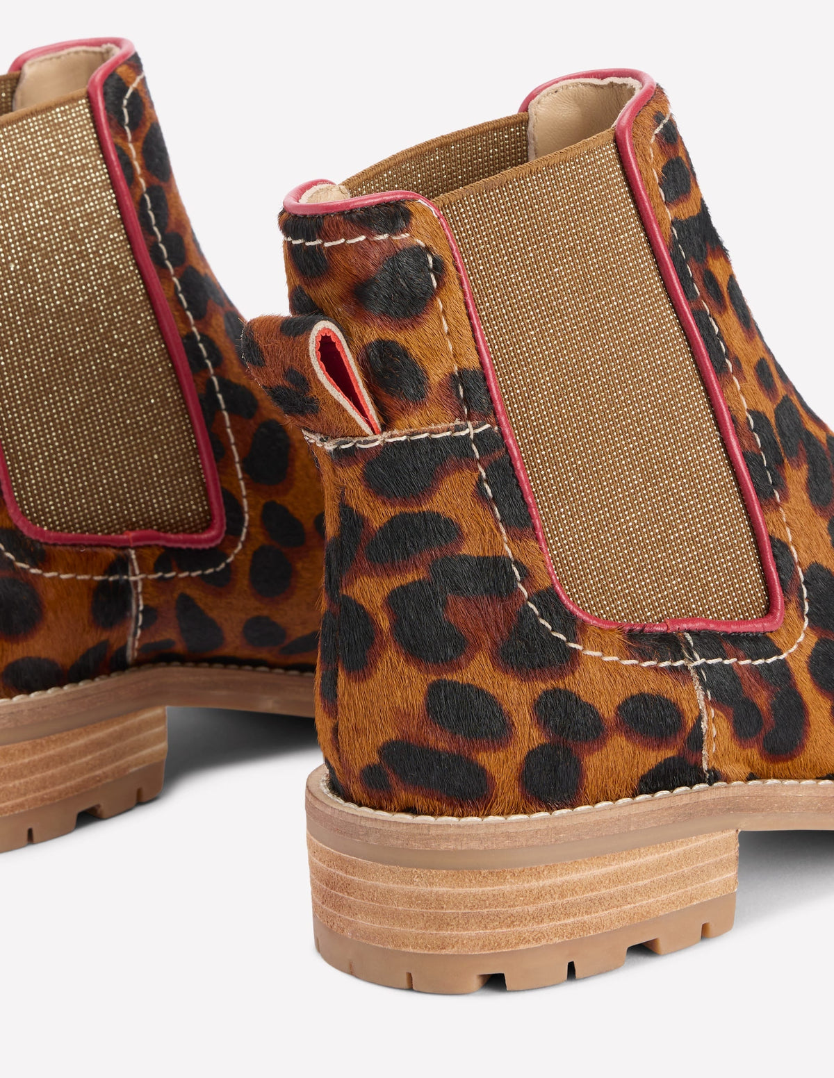 Freya Chelsea Boots-Leopard