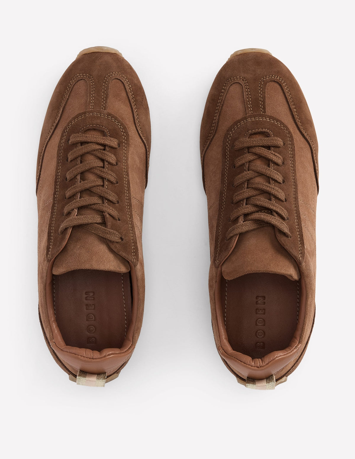 Delphine Slim Sole Trainers-Tan