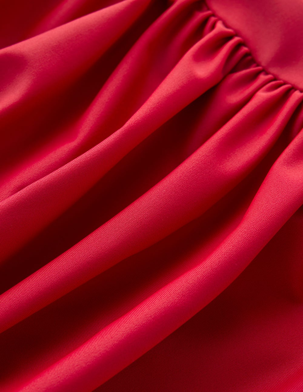 Kythira Ruched Swimsuit-Merida Red