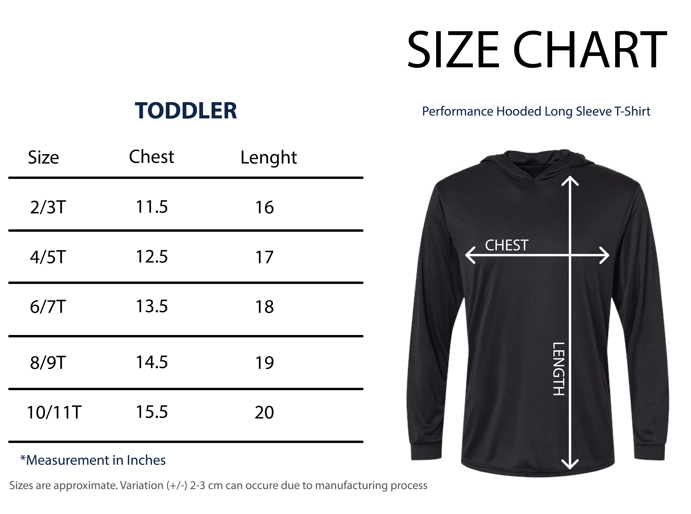 'Iolani Palace Collab Toddler Hooded Longsleeve Drifit