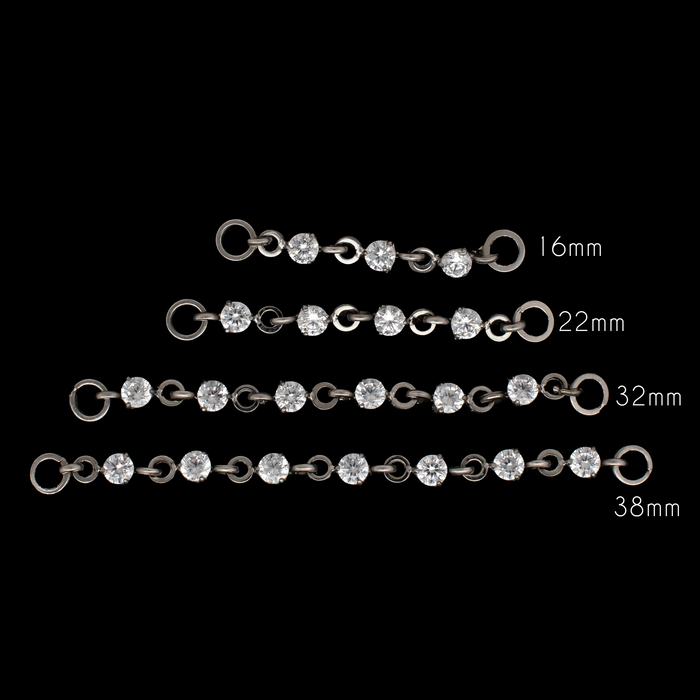 Emery - Round CZ Chain - Khrysos Jewelry