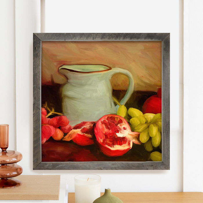 Milk Jugs with Pomegranates