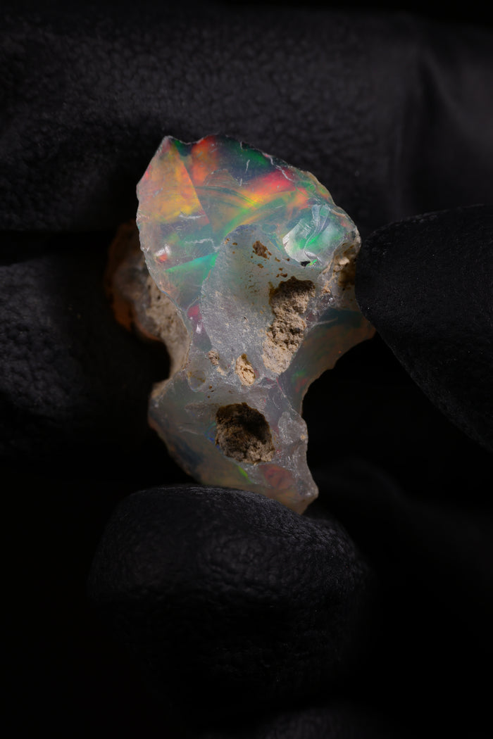2.42g Rough Ethiopian Jewelry Grade Welo Opal