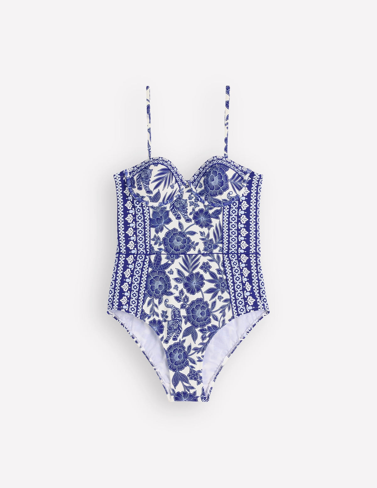 Rhodes Cup Sized Swimsuit-Mazarine Blue, Paradise