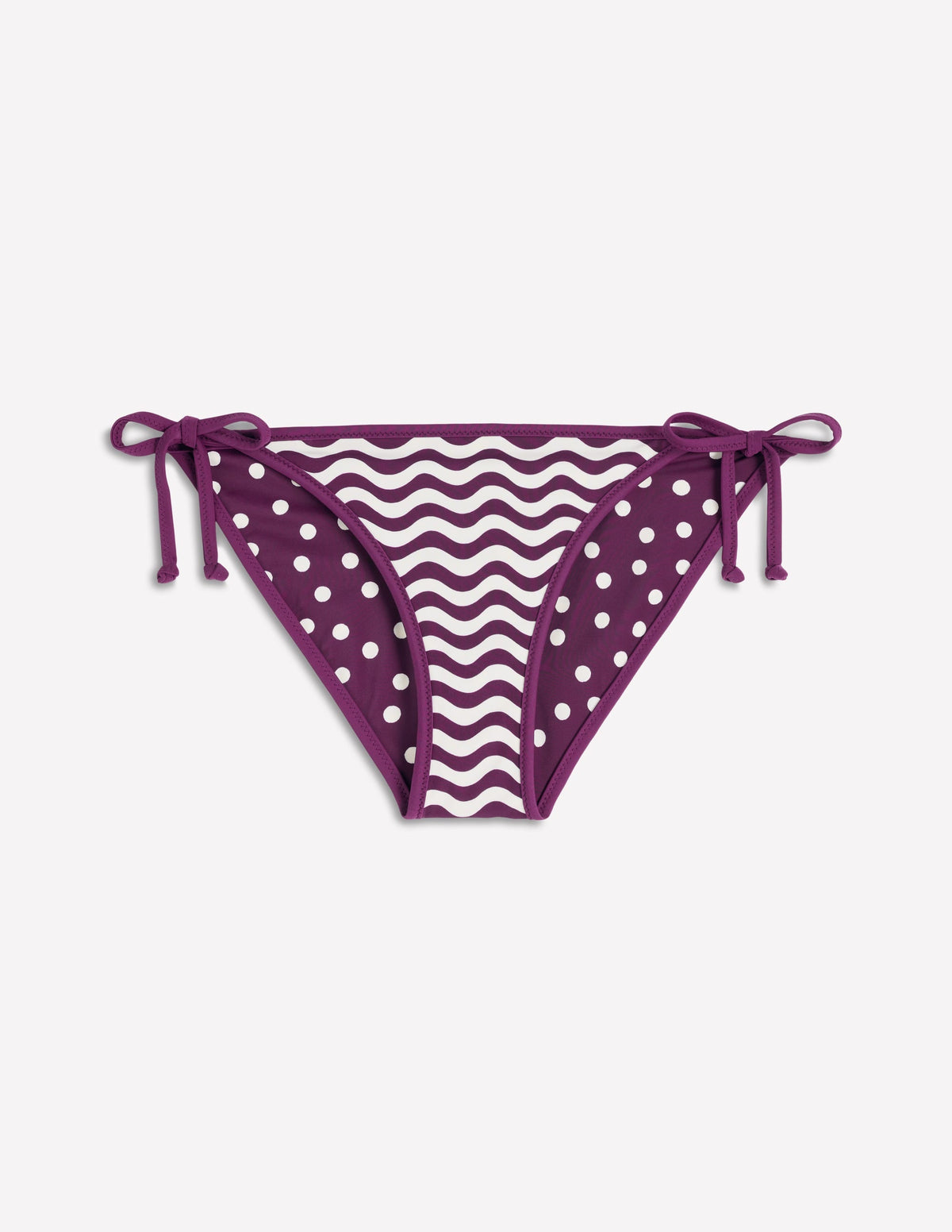 Symi Reversible Bikini Bottoms-Chocberry