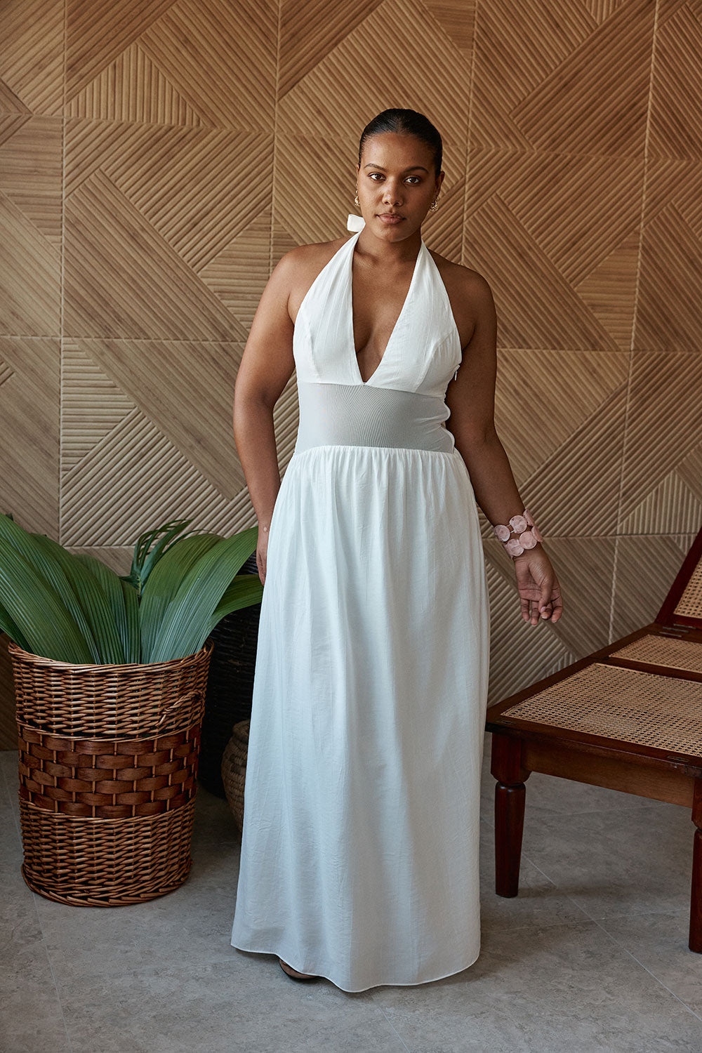 Arletta Dress - White
