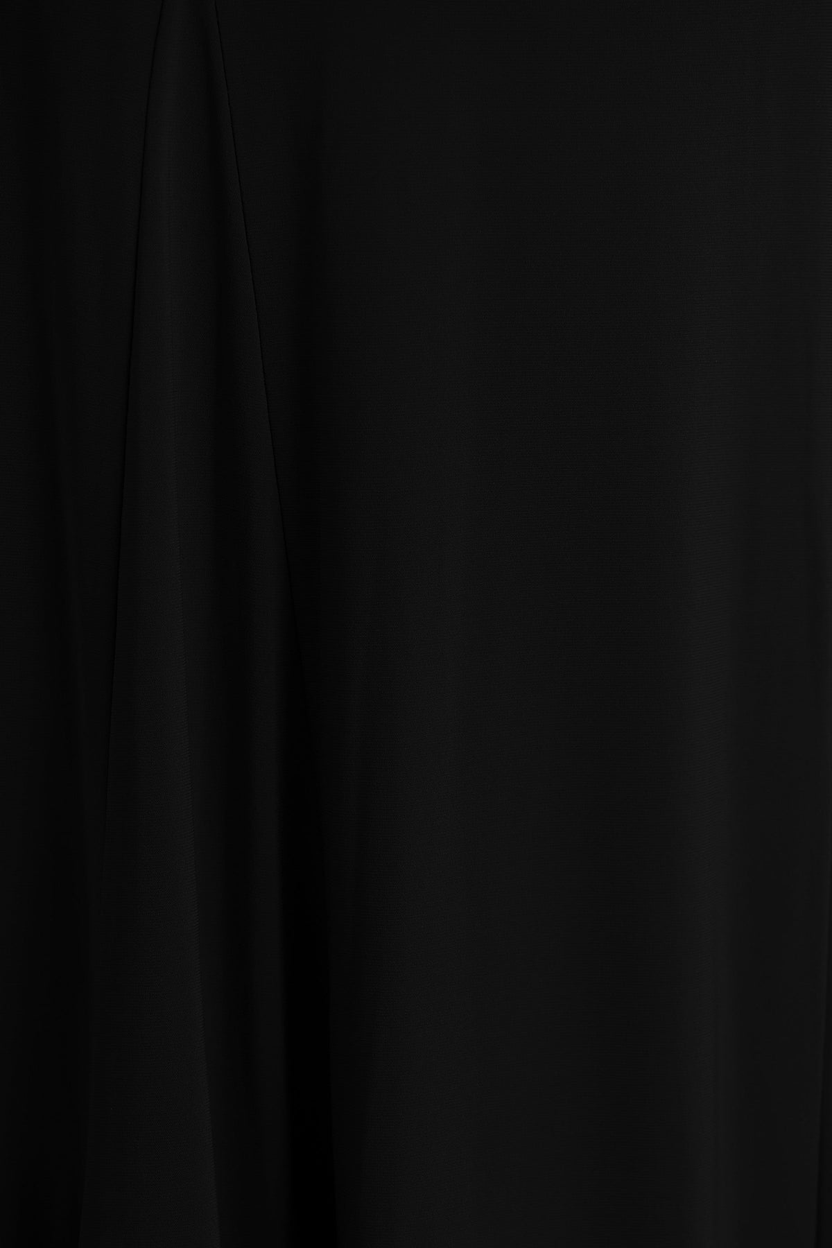 Cilla | Black Bardot-Neck Maxi Dress With Ruched Detailing