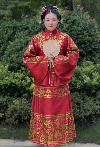 Taozi 桃子 Peach Ming Dynasty Plus Size Mamian Skirt