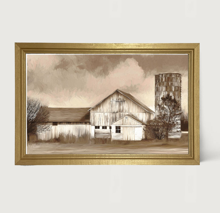 Abandoned barn - Framed Art