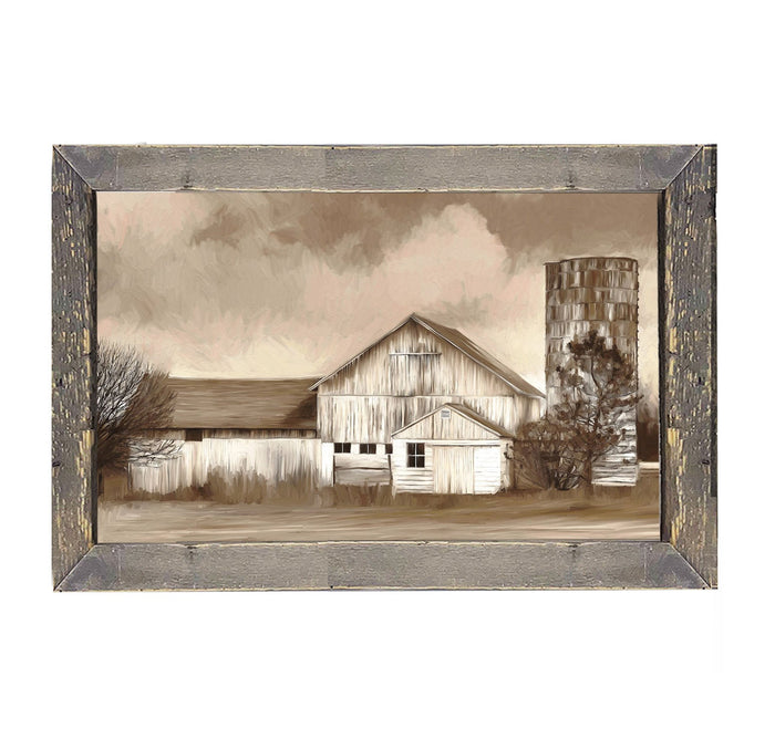 Abandoned barn - Framed Art