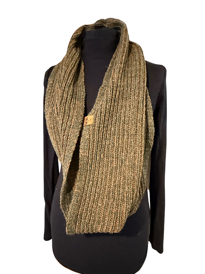 Bracken Ribbed Bute Snood