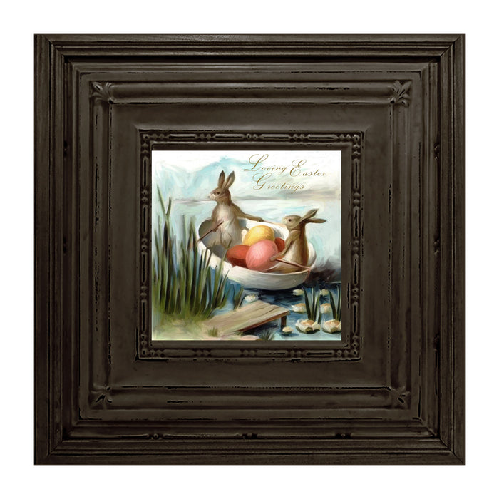 Bunnies in an Egg Boat
