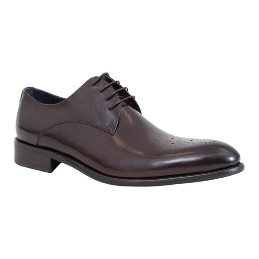 Carrucci Shoes For Amazon Carrucci Men's Genuine Leather Brown Lace Up Oxford Brogues Dress Shoes