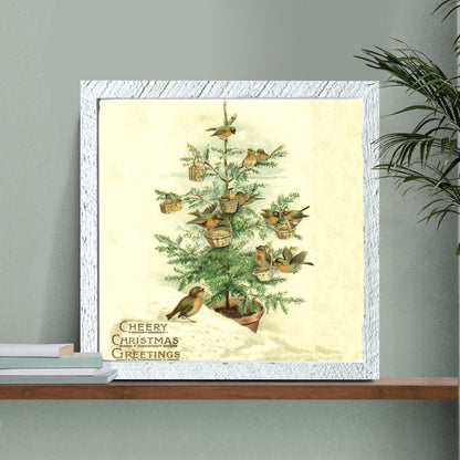 Christmas Tree with Birds