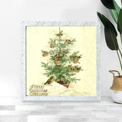 Christmas Tree with Birds