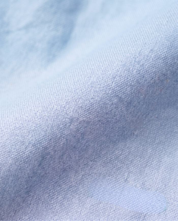 Christopher Morris Solid Powder Blue Classic Fit Spread Collar Non-Iron Barrel Cuff Cotton Dress Shirt