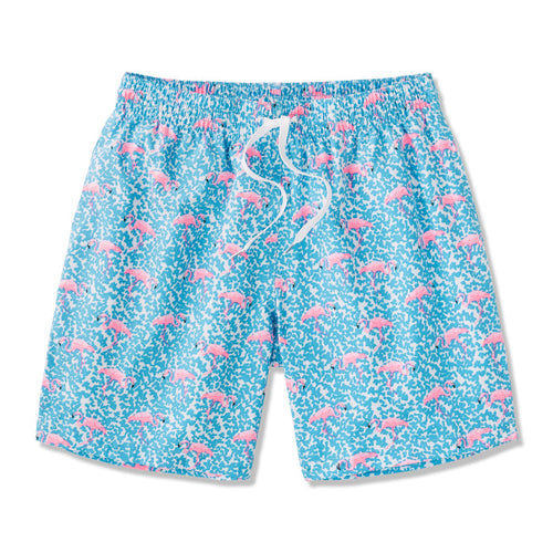 Chubbies Men's The Domingoes are for Flamingoes Swim Trunks - 7" Inseam