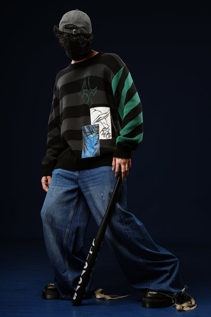 Cifer 04 - Knitted Goth Sweatshirt