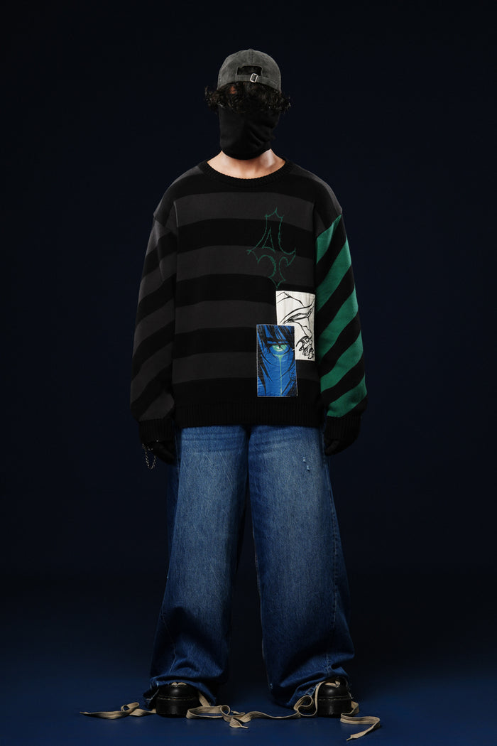 Cifer 04 - Knitted Goth Sweatshirt