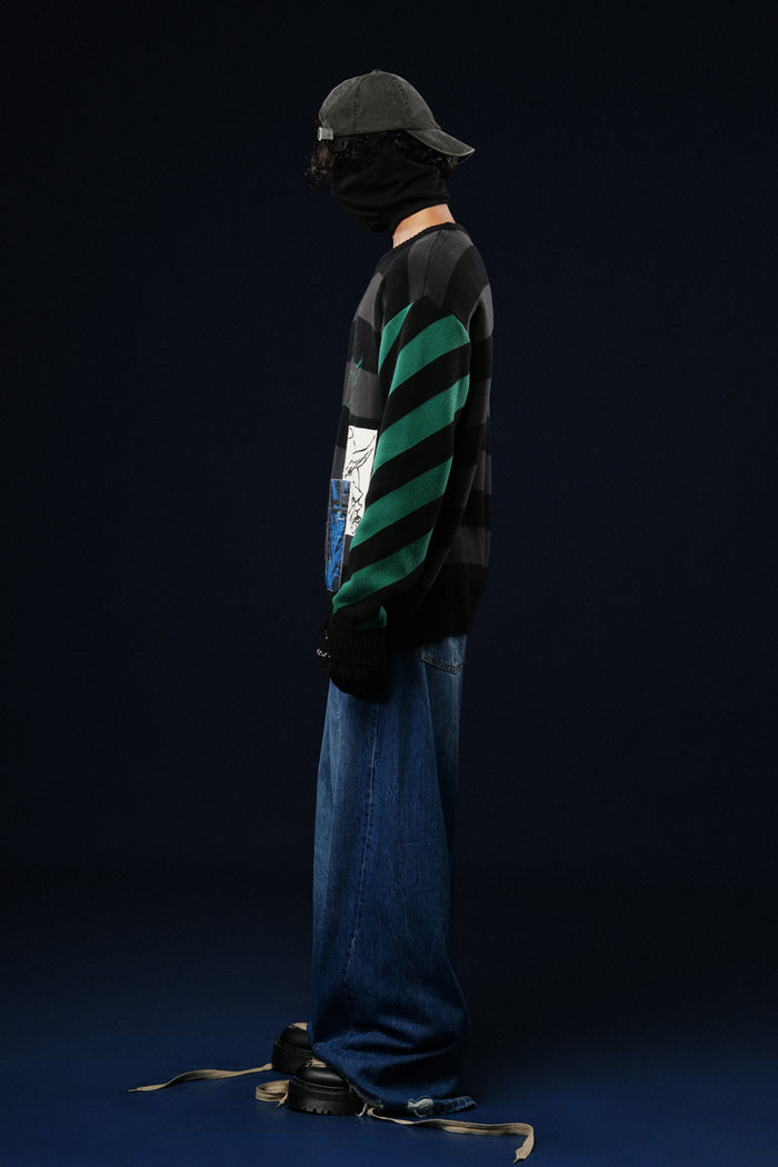 Cifer 04 - Knitted Goth Sweatshirt