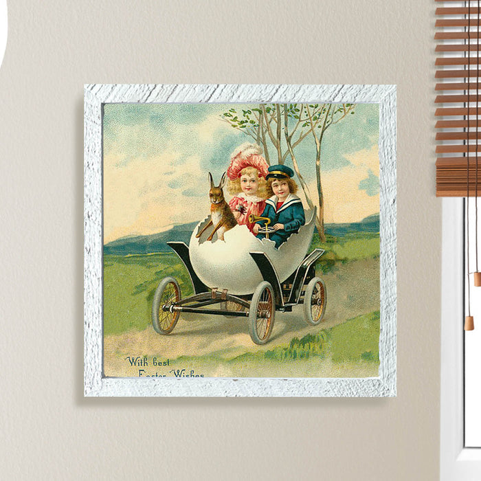 Couple in an Egg Car