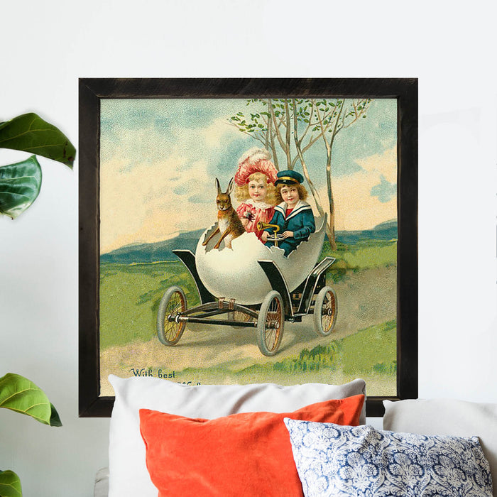 Couple in an Egg Car