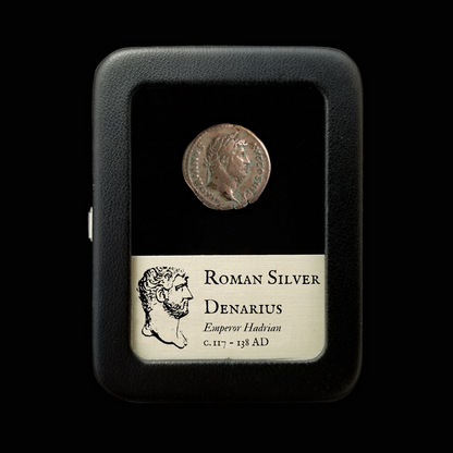 Denarius, Emperor Hadrian, Roma Reverse - 130 CE - Roman Empire - Auction 9/6/23
