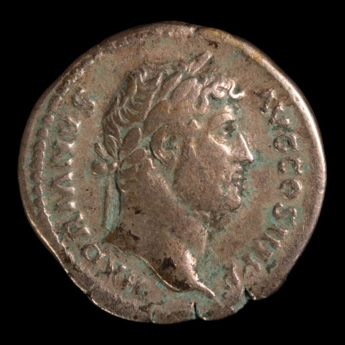 Denarius, Emperor Hadrian, Roma Reverse - 130 CE - Roman Empire - Auction 9/6/23