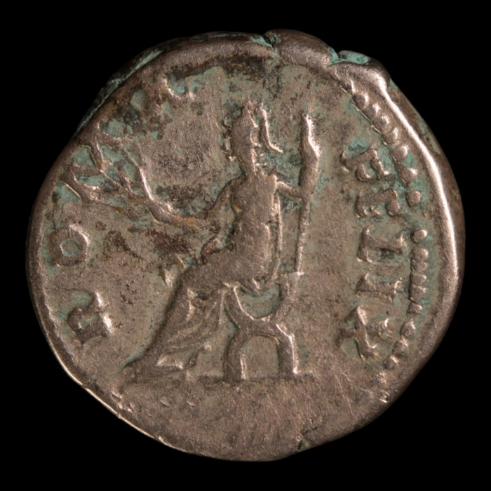 Denarius, Emperor Hadrian, Roma Reverse - 130 CE - Roman Empire - Auction 9/6/23