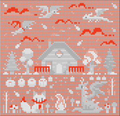 Enchanted Autumn | Pixel Charted | Ready To Ship