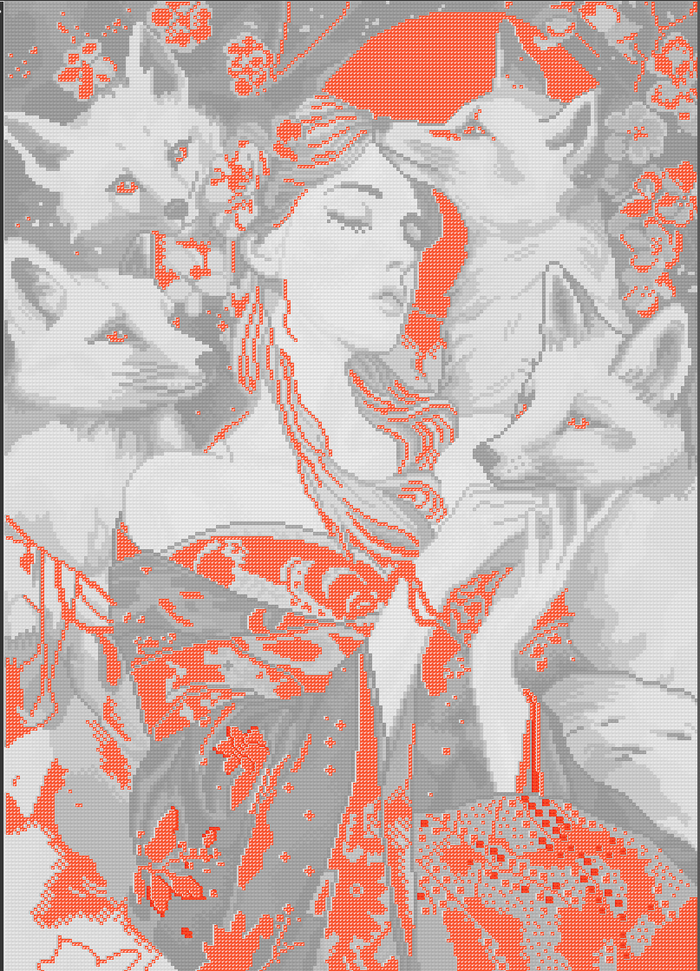Enchanted Frost | Pixel Charted | Ready To Ship