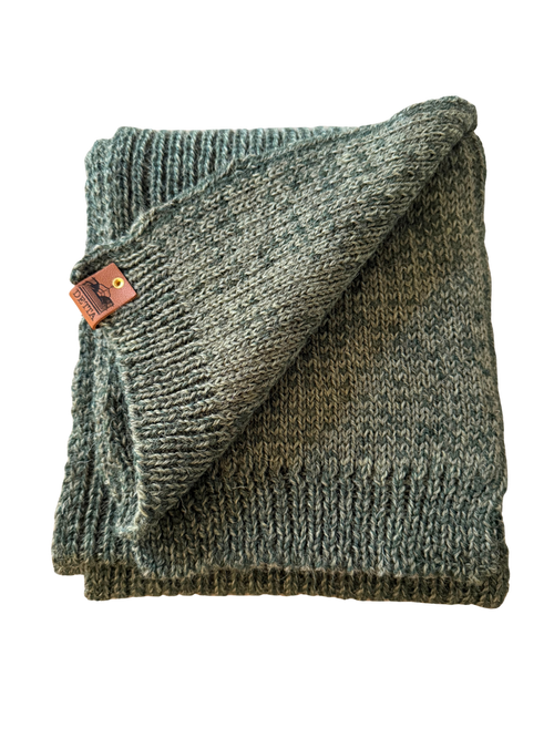 Fern Ribbed Bute Scarf