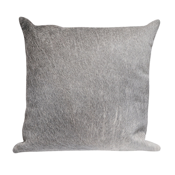 Grey Cowhide Pillow