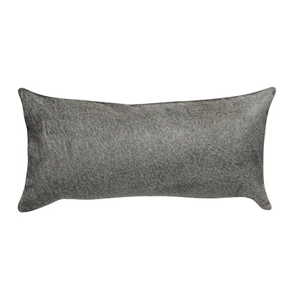 Grey Cowhide Pillow