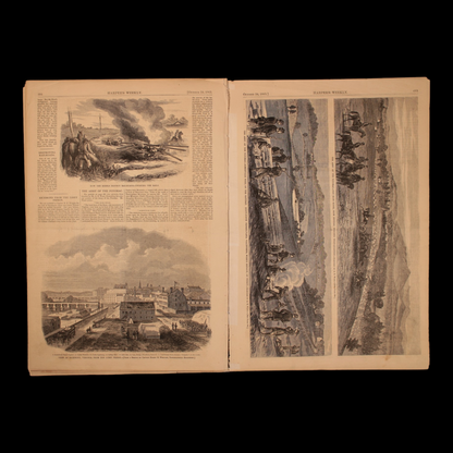 Harper's Weekly — Gen. Burnside Cover, "The Life of a Spy" Engraving, "Honor the Brave" Centerfold