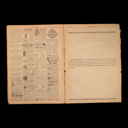 Harper's Weekly — "The Solid South," Many Political Comics About the Post War South