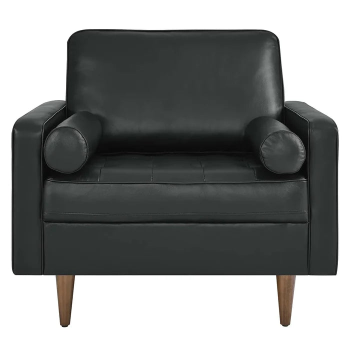 Kenzo Black Leather Chair
