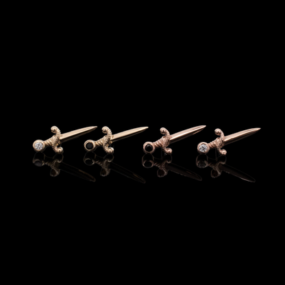 Legacy - 14kt Gold Threadless End - Khrysos Jewelry