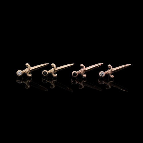 Legacy - 14kt Gold Threadless End - Khrysos Jewelry