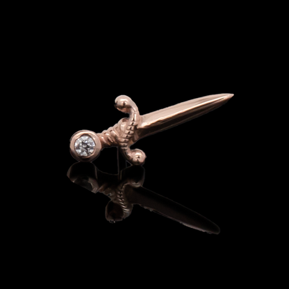 Legacy - 14kt Gold Threadless End - Khrysos Jewelry