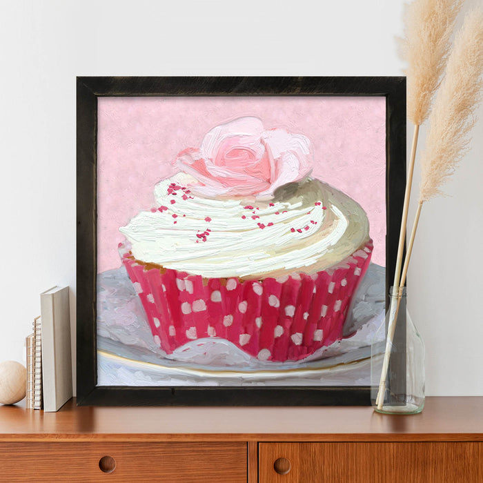 Light Pink Rose Cupcake