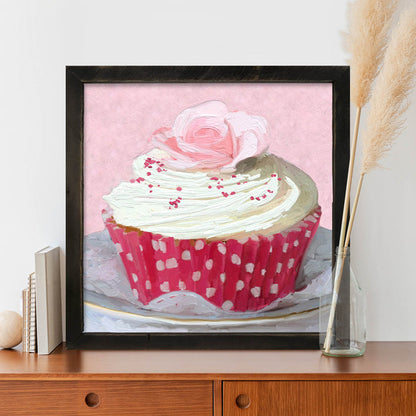 Light Pink Rose Cupcake