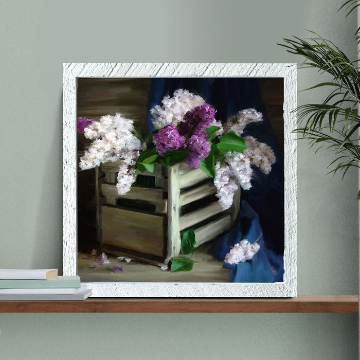 Lilacs in a Crate