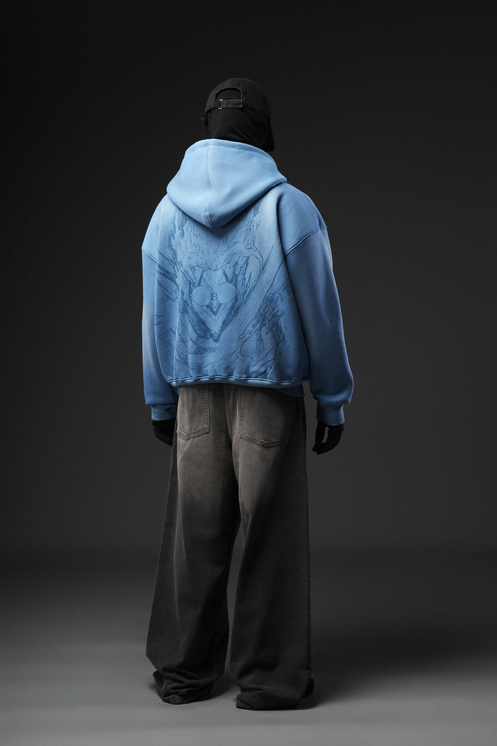 Maniacs - Blue washed Jacket (Badges Included)
