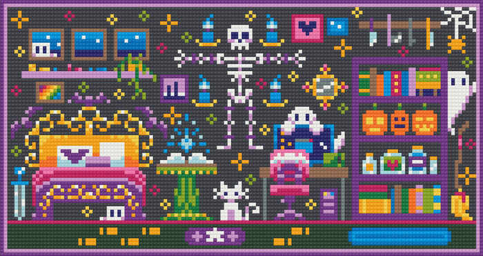 Necromancer's Room | Pixel Charted