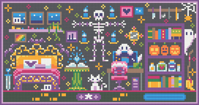 Necromancer's Room | Pixel Charted