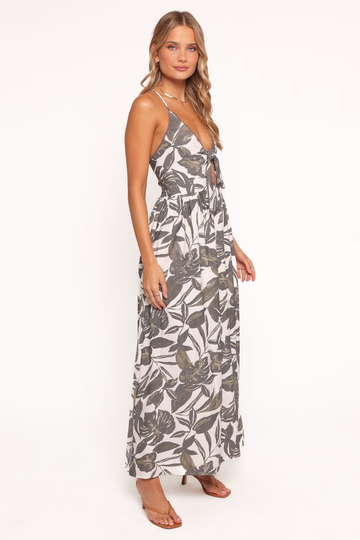 Bray Midi Dress - Vineyard Green