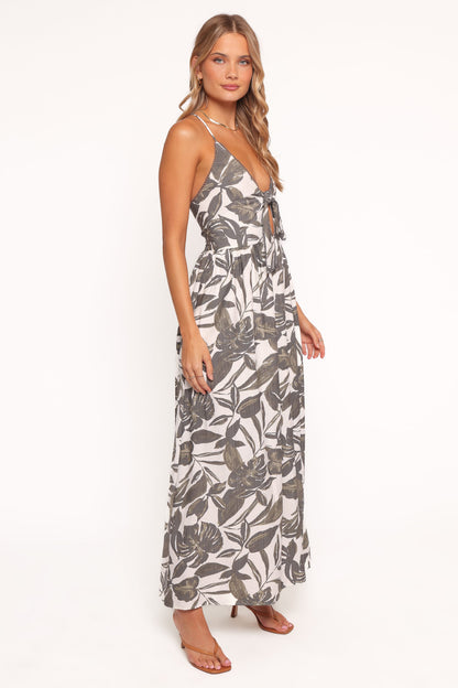 Bray Midi Dress - Vineyard Green