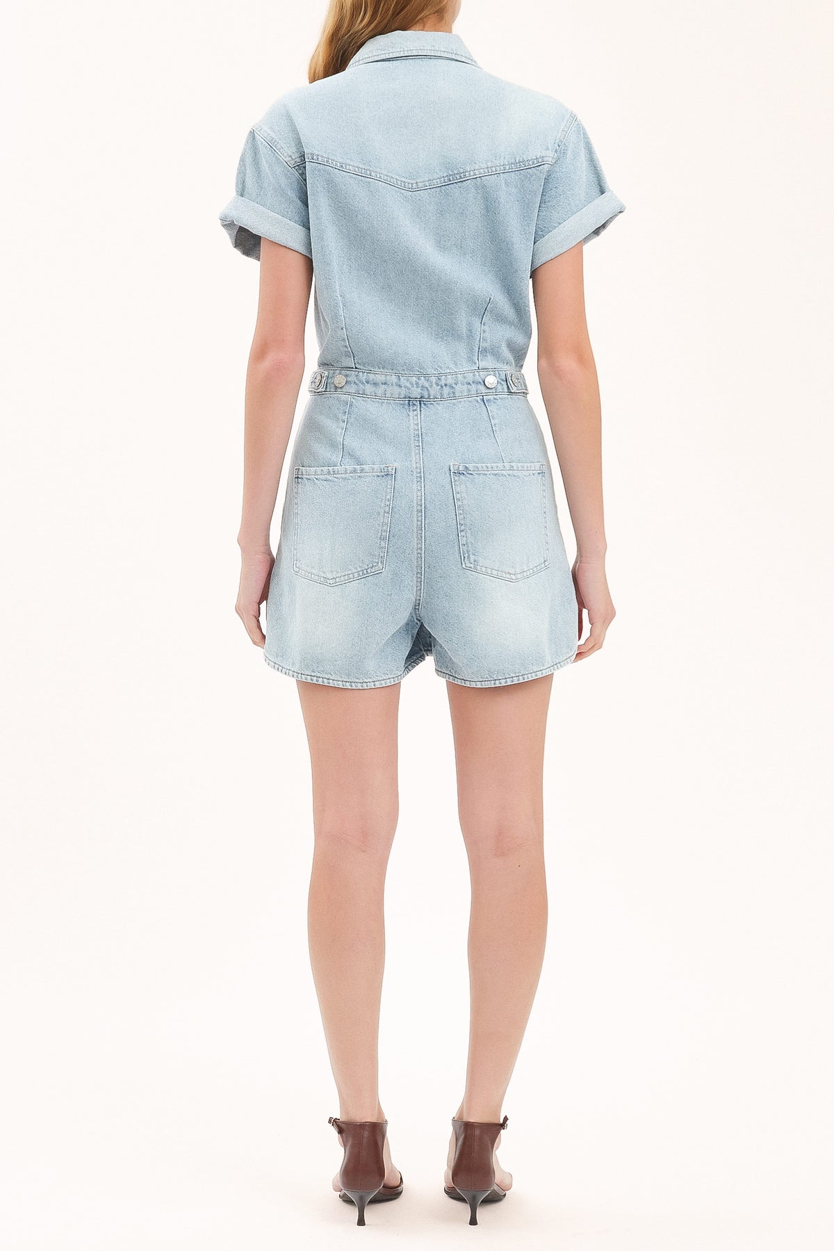 Topanga Romper - Dolphin
