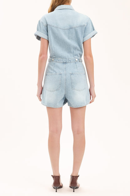 Topanga Romper - Dolphin
